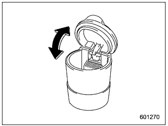 Subaru Forester. Ashtray (dealer option)