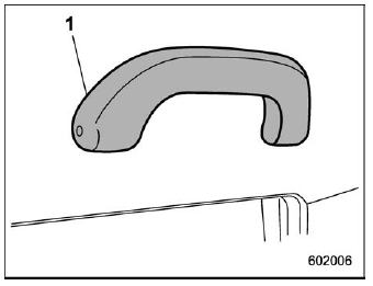 Subaru Forester. Assist grip