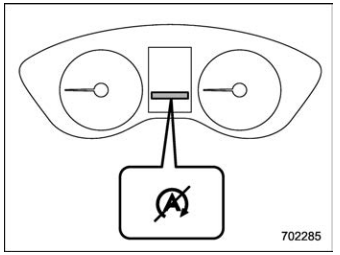 Subaru Forester. Auto Start Stop No Activity Detected indicator light