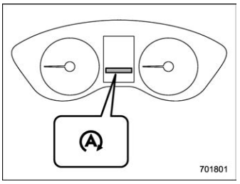 Subaru Forester. Auto Start Stop warning light