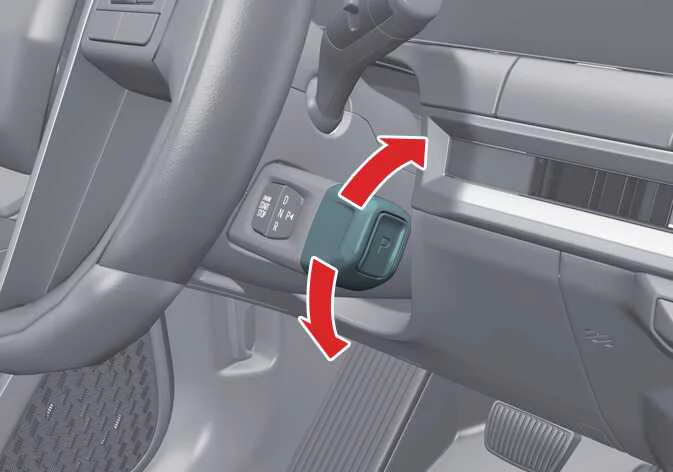 Kia Telluride rotary automatic transmission shift selector