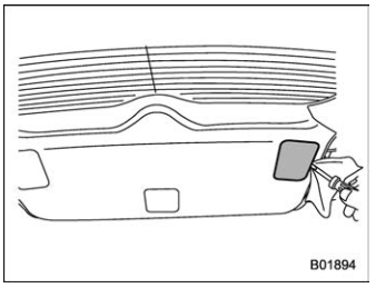 Subaru Forester. Backup light