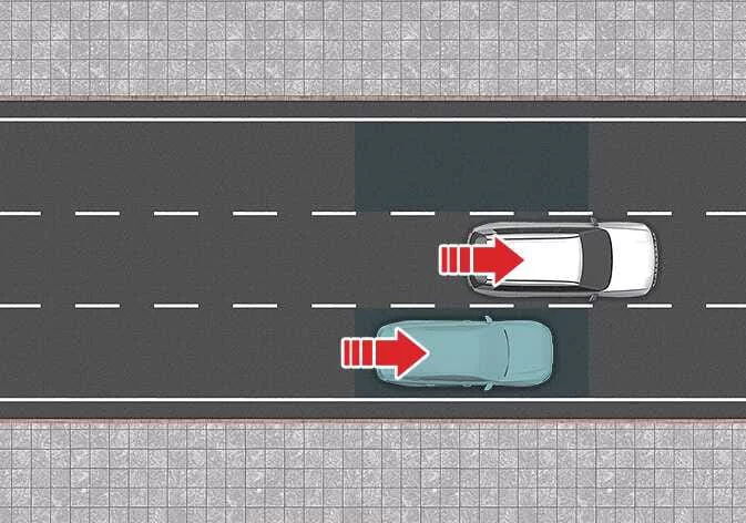 Kia Telluride Blind-spot Collision-avoidance Assist detecting vehicle in blind spot