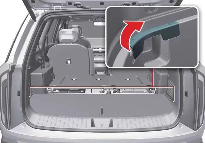 Removing tray cover trim for cargo screen access
