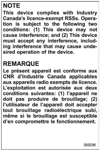 Subaru Forester. Certification for immobilizer system