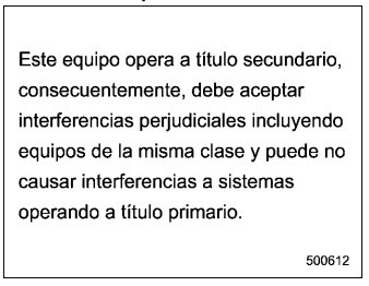 Subaru Forester. Certification for immobilizer system