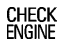 Subaru Forester. CHECK ENGINE warning light/Malfunction indicator light