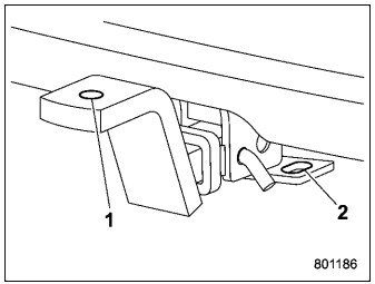 Subaru Forester. Connecting a trailer