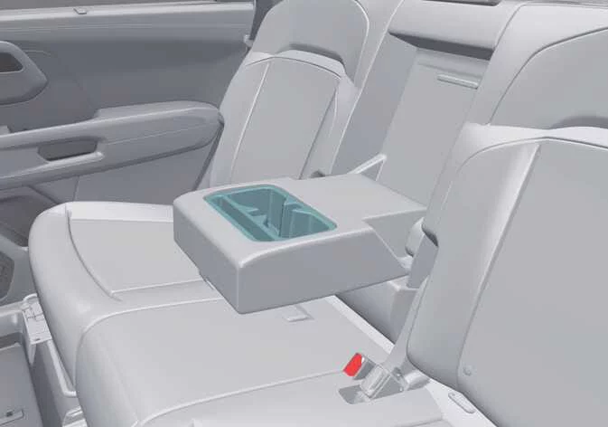 Kia Telluride eight-passenger model second-row cup holders