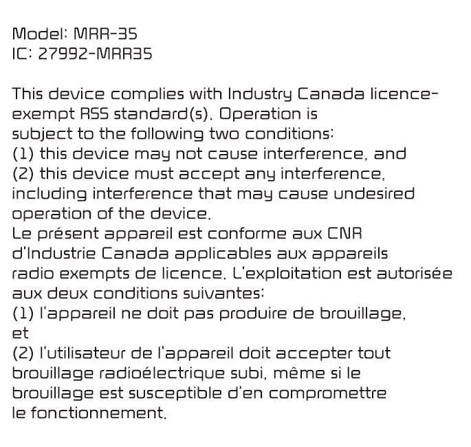 Innovation, Science and Economic Development Canada compliance notice for Kia Telluride front radar system
