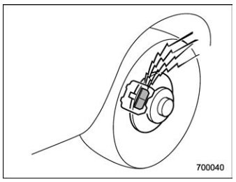 Subaru Forester. Disc brake pad wear warning indicators