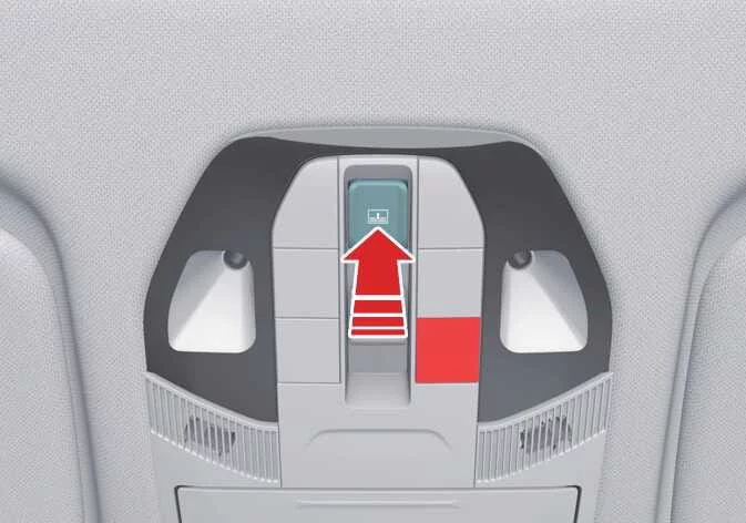Kia Telluride dual sunroof reset procedure step 2