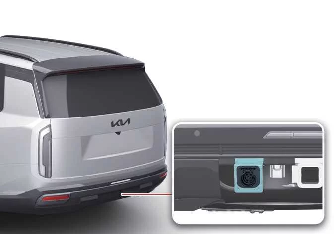 Kia Telluride trailer electrical connector wiring diagram