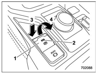 Subaru Forester. Electronic parking brake