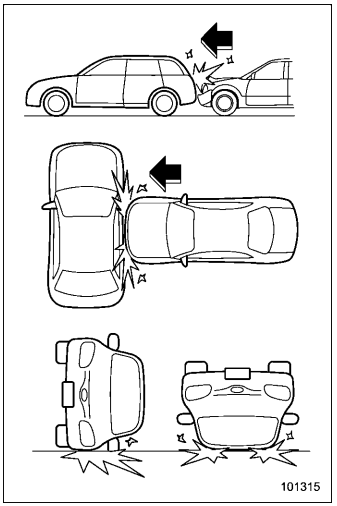 Subaru Forester. passenger’s SRS frontal airbag(s) are not designed to deploy in most cases