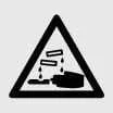 First aid emergency water flush procedure for chemical burns safety icon