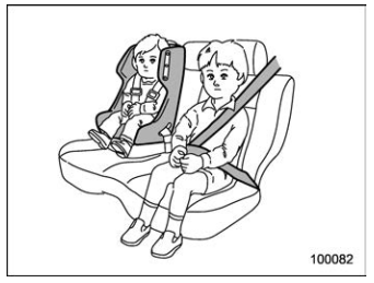 Subaru Forester. General precautions regarding SRS airbag system and children