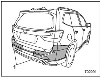 Subaru Forester. Handling of radar sensors