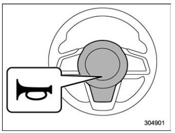 Subaru Forester. Horn