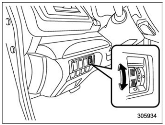 Subaru Forester. Illumination brightness control