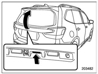 Subaru Forester. Initialization of power rear gate