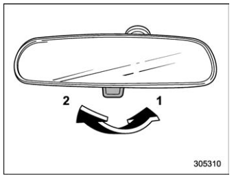 Subaru Forester. Inside mirror