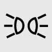 Position lamp symbol icon