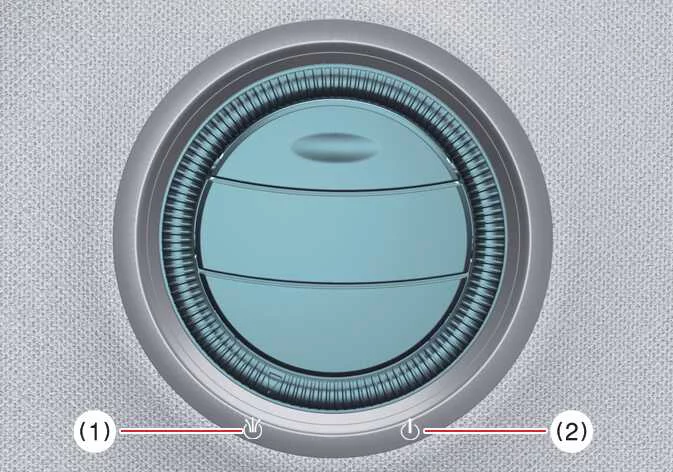 Rear row ventilation layout for Kia Telluride passengers