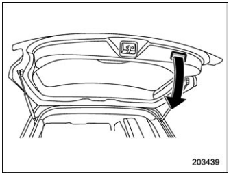 Subaru Forester. Manual rear gate