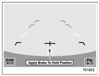 Subaru Forester. Obstacle detected and alert level