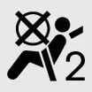 PASSENGER AIR BAG OFF indicator icon
