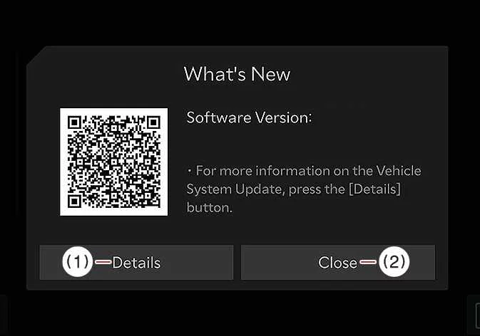 Kia Telluride OTA software update progress screen showing Details and Close options