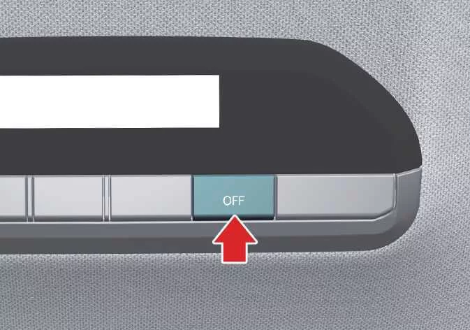 Icon representing combined upper and lower airflow in the Kia Telluride