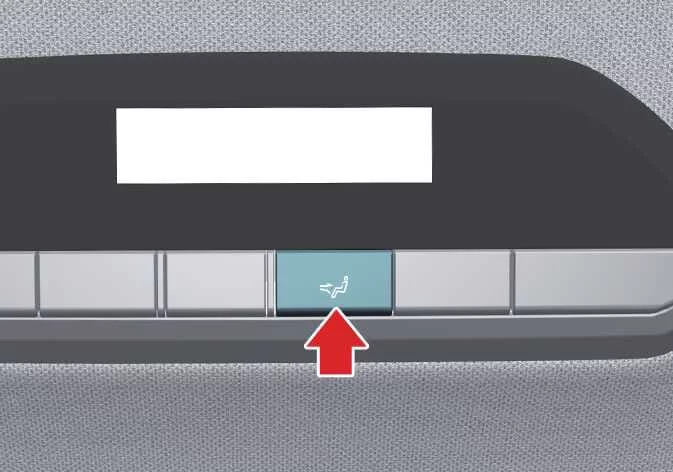 Rear control panel setup in the Kia Telluride cabin