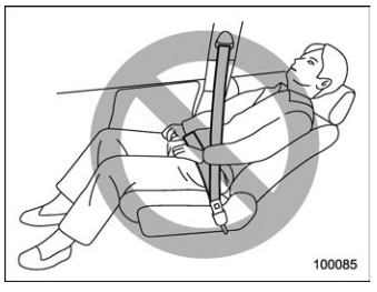 Subaru Forester. Reclining the seatback (if equipped)