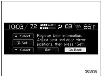 Subaru Forester. Register User