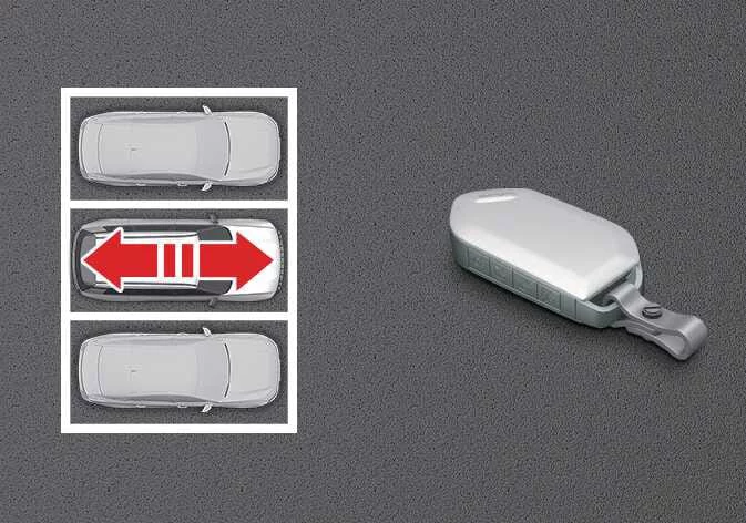 Kia Telluride smart key fob directional control buttons