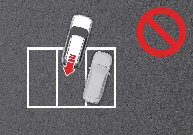 Kia Telluride smart key fob Forward movement control button icon
