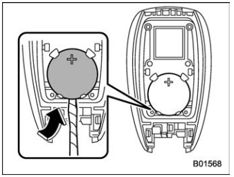 Subaru Forester. Replacing battery of access key fob