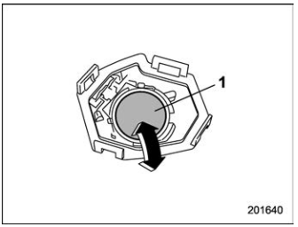 Subaru Forester. Replacing transmitter battery