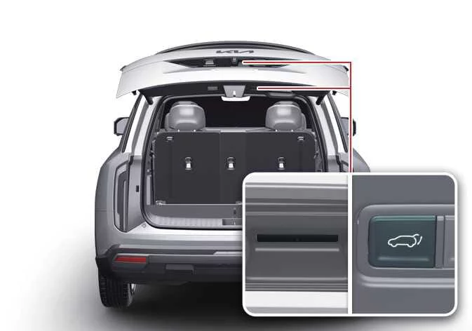 Kia Telluride power liftgate reset procedure