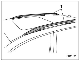 Subaru Forester. Roof rails (if equipped)