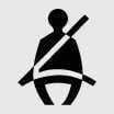 Kia Telluride seat belt warning indicator