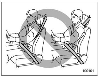 Subaru Forester. Seatbelt safety tips