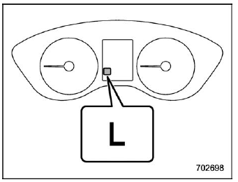 Subaru Forester. Selection of “L” (if equipped)