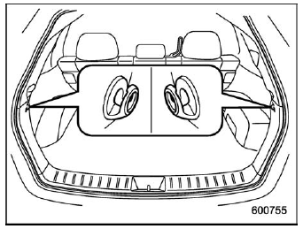 Subaru Forester. Shopping bag hook