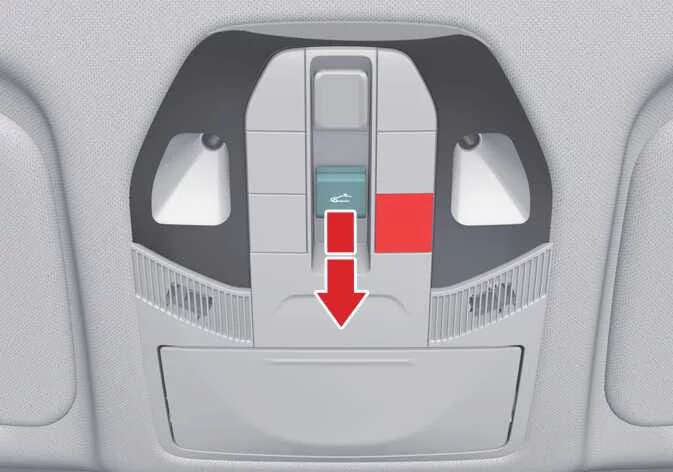 Kia Telluride sunroof reset switch operation
