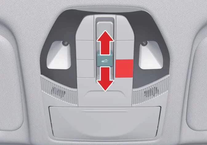 Kia Telluride sunroof sliding closed operation