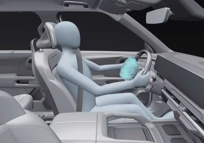 Kia Telluride driver front air bag module before deployment