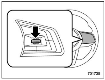 Subaru Forester. To set cruise control